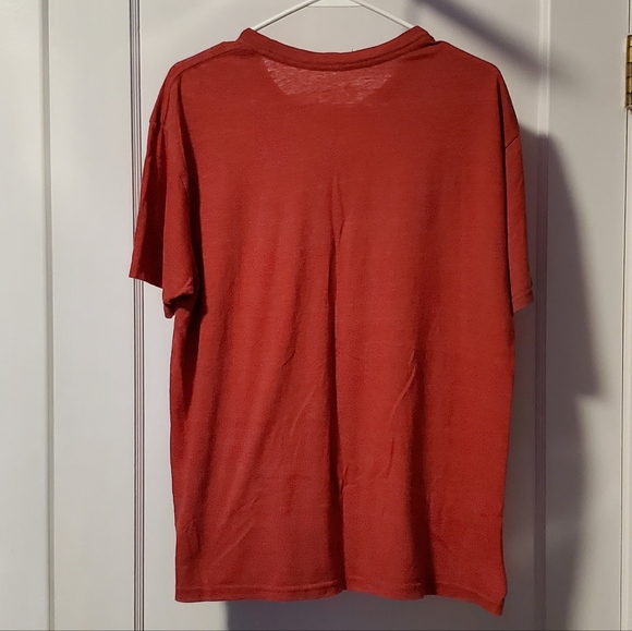 STAR WARS red blue logo t-shirt LARGE soft material - Picture 2 of 3